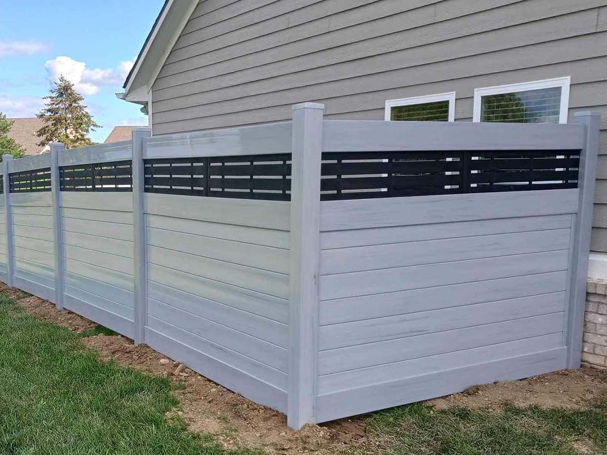 Photo of a Indianapolis Indiana vinyl fence