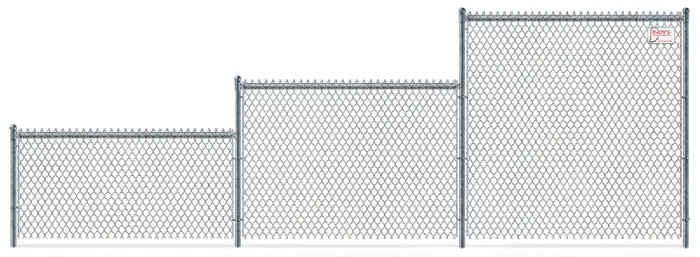 Residential Chain Link fence height options Indianapolis Indiana