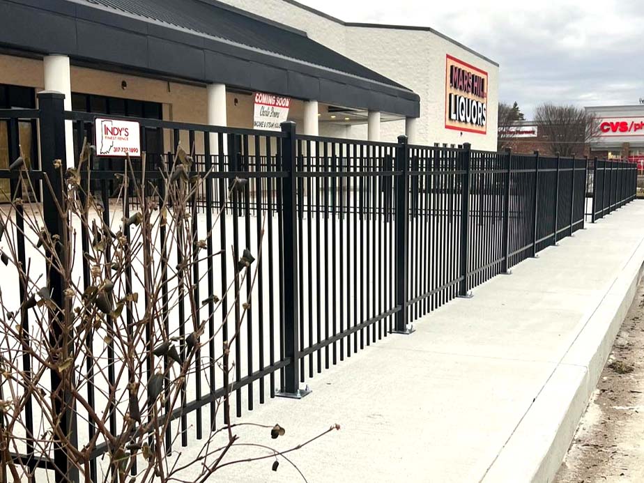 Commercial Aluminum Fence Contractor in Indianapolis Indiana