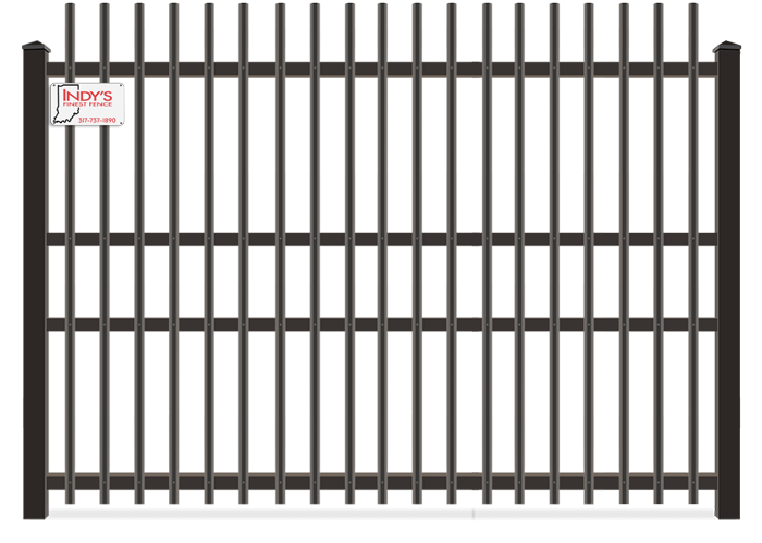 High security Commercial Ornamental Iron fence company in Indianapolis Indiana