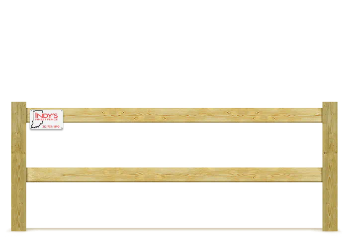 Post and board residential farm fence contractor in Indianapolis Indiana