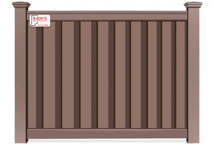 custom Steel Rail Fence in the Indianapolis Indiana area.