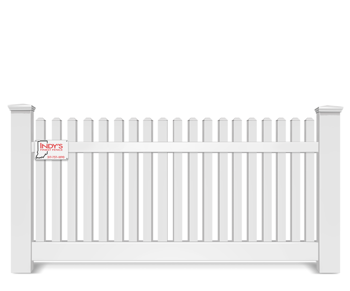 Vinyl picket fence contractor in Indianapolis Indiana