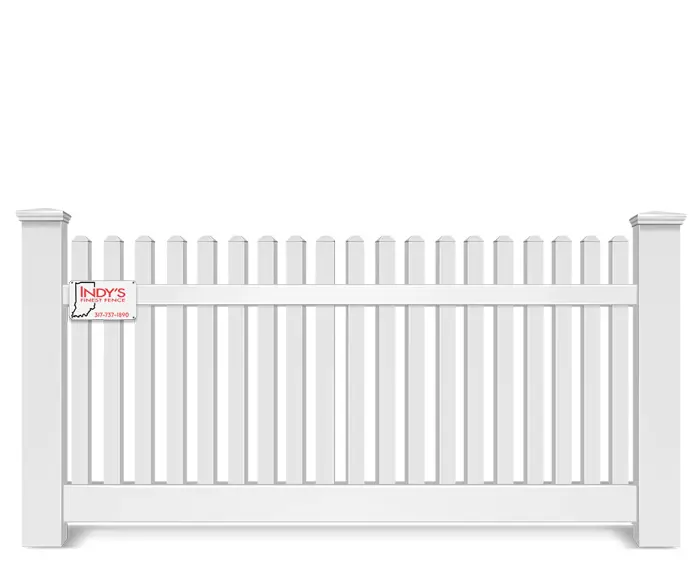 Vinyl picket fence contractor in Indianapolis Indiana
