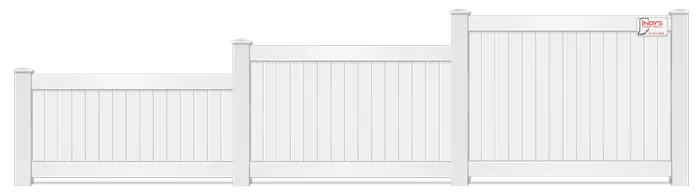 Residential Vinyl fence height options Indianapolis Indiana