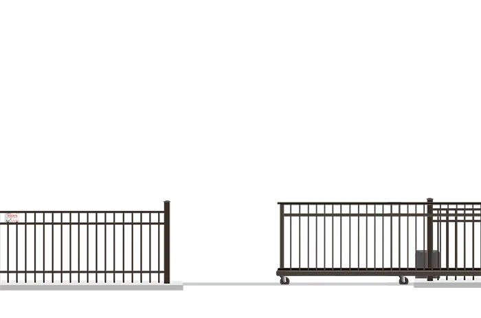 Commercial V-Track slide gate company in the Indianapolis Indiana area.