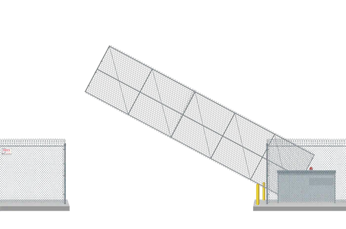 Commercial vertical pivot gate installation company for the Indianapolis Indiana area.