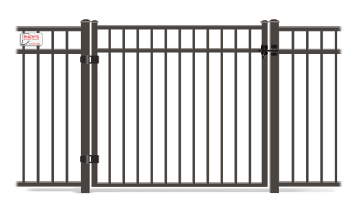 Residential Ornamental Steel gate contractor in the Indianapolis Indiana area.