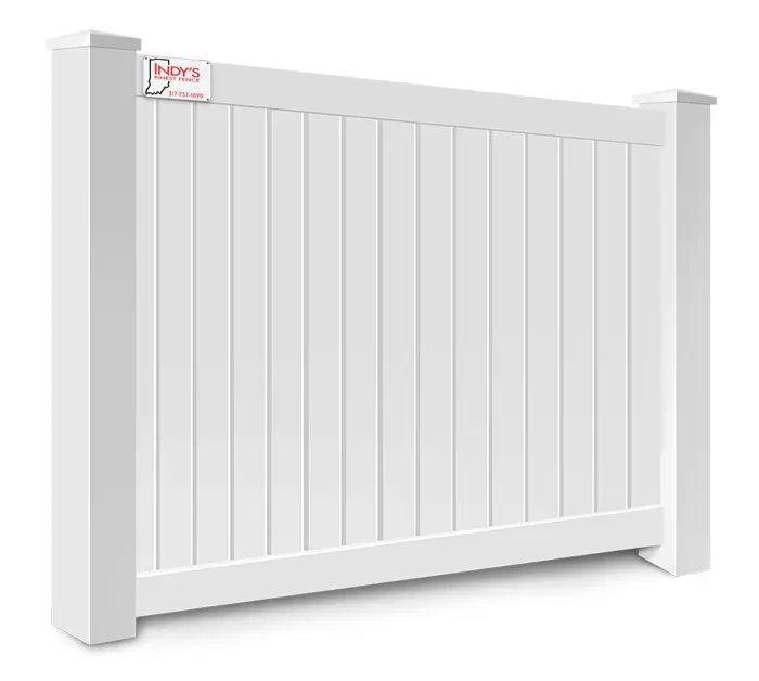 Vinyl fence features popular with Indianapolis Indiana homeowners