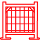 Temp fencing icon