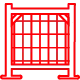Temp fencing icon