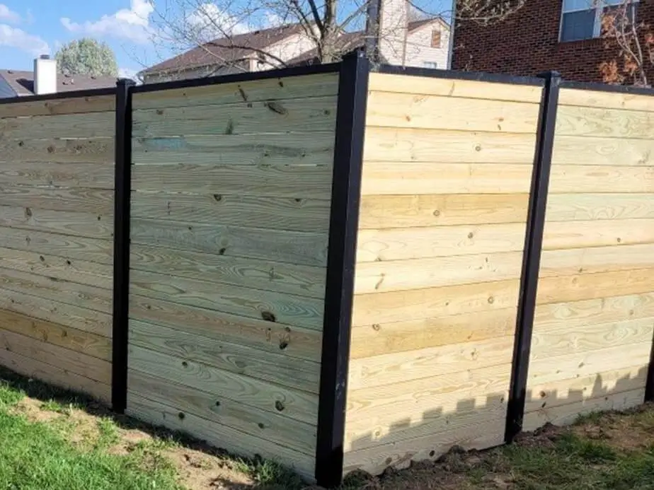 Privacy Fence Example in Whitestown Indiana